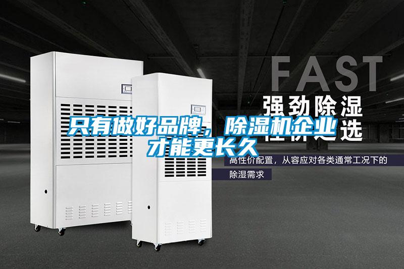 只有做好品牌，除濕機企業(yè)才能更長久