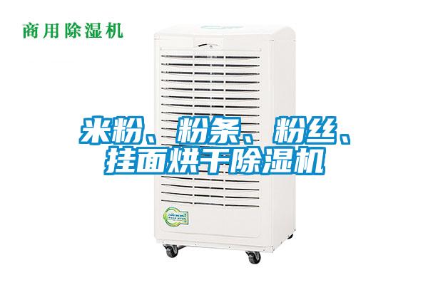米粉、粉條、粉絲、掛面烘干除濕機