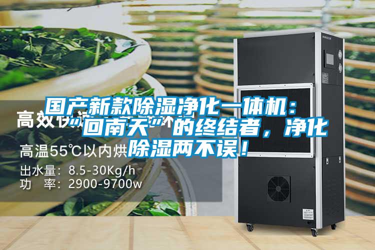 國產(chǎn)新款除濕凈化一體機(jī)：“回南天”的終結(jié)者，凈化除濕兩不誤！