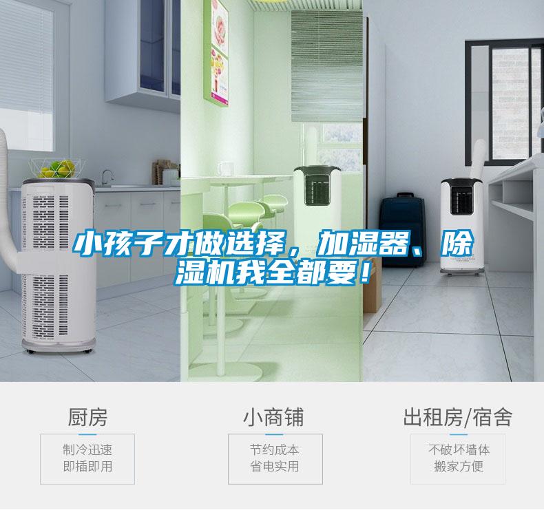小孩子才做選擇，加濕器、除濕機我全都要！