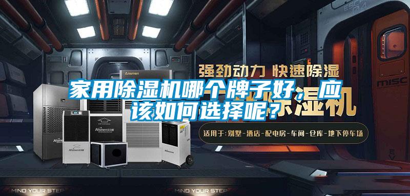 家用除濕機(jī)哪個(gè)牌子好，應(yīng)該如何選擇呢？