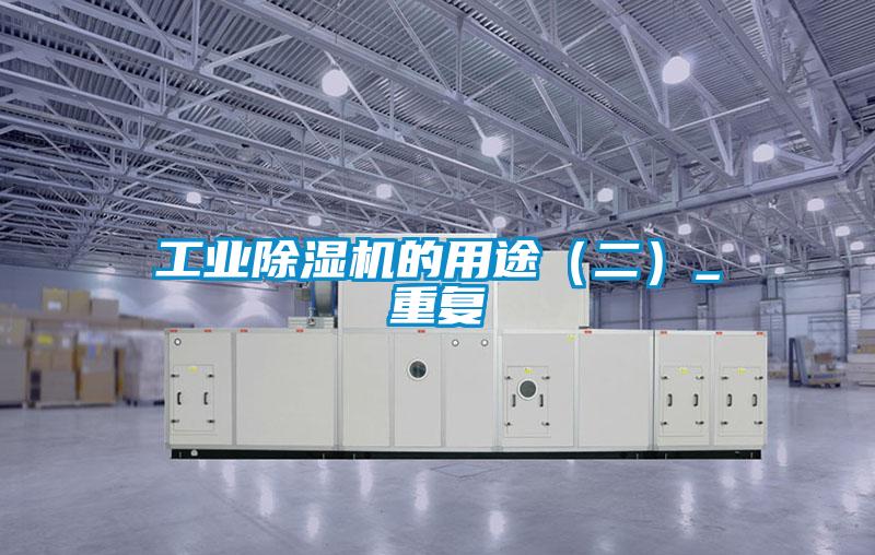 工業除濕機的用途（二）_重復