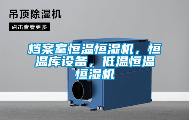 檔案室恒溫恒濕機(jī)，恒溫庫(kù)設(shè)備，低溫恒溫恒濕機(jī)