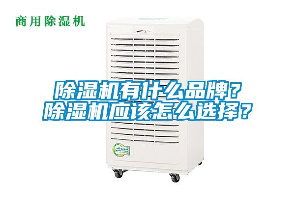 除濕機有什么品牌？除濕機應該怎么選擇？